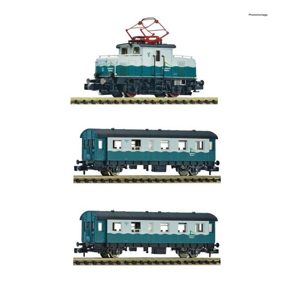 Coffret de 3 pièces: Train à crémaillère, Société ferroviaire privée