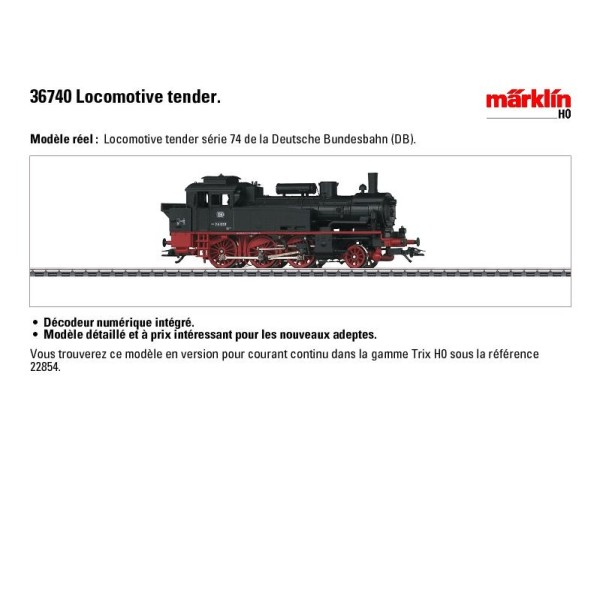 Locomotive tender BR BR 74 DB