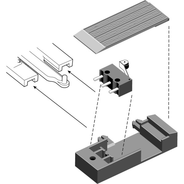 Boîtier pour micro-interrupteur, (pour SL-E790BH)