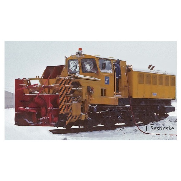 Schneeschleuder Conrail, gelb 