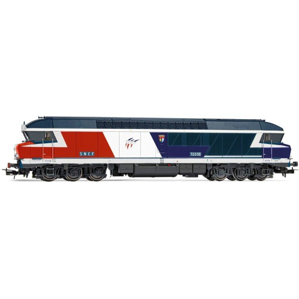 SNCF, diesel locomotive CC72000  bandera