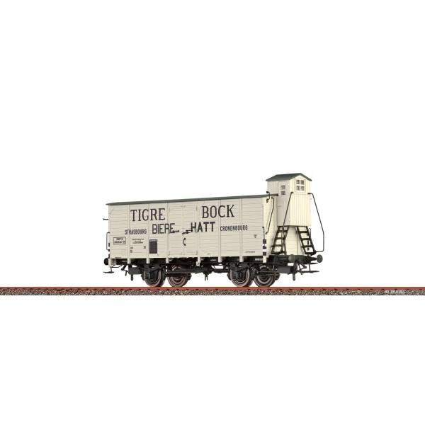 H0 Wagon de marchandises wf² SNCF, Epoch II, Tigre Bock