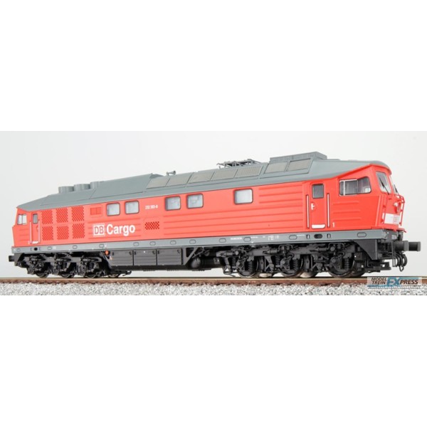Locomotive diesel, H0, 232 303, DB Cargo Ep V, rouge circulation, état modèle autour