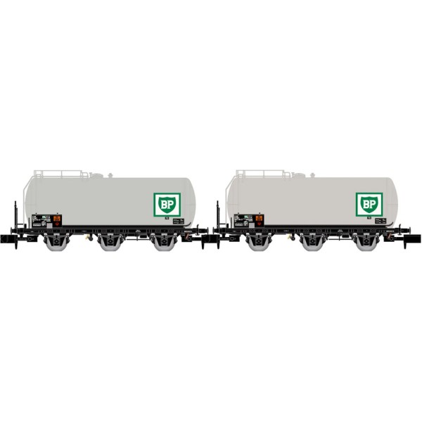 SNCF, 2-unit pack of  tank wagons,  BP , ep. IV