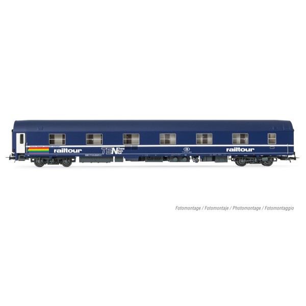SNCB, sleeping coach T2 TEN Railtour livery, blue roof, ep. IVb